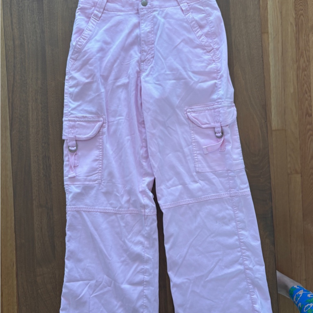American Eagle Stretch Pink Cargo Pants